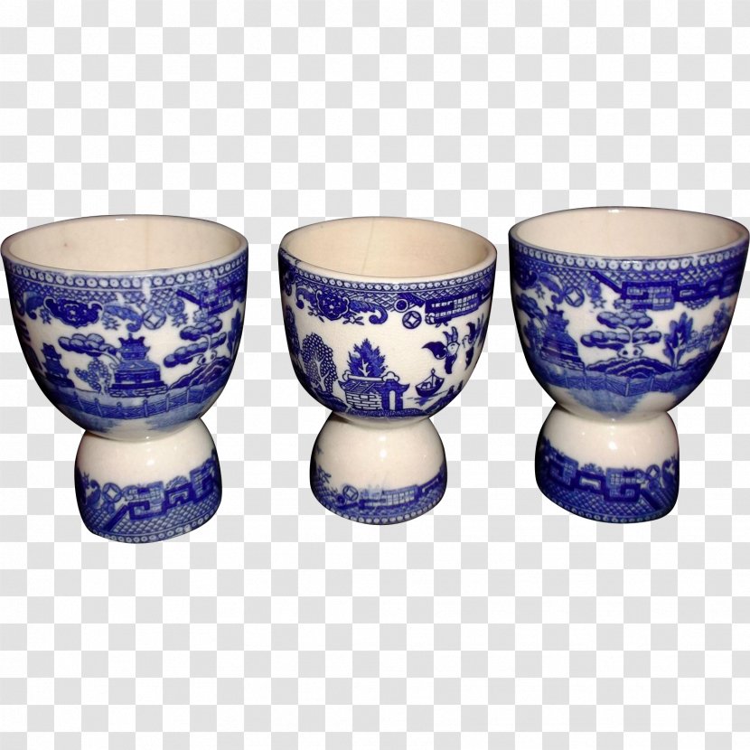 Ceramic Blue And White Pottery Cobalt Glass - Porcelain Transparent PNG