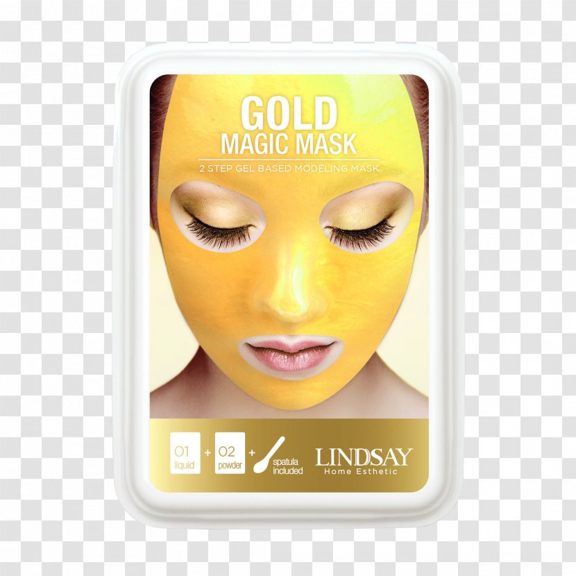 Mask Facial Cosmetics Gold Skin - Pearl Powder Transparent PNG