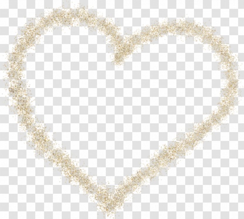 Heart Pattern - Golden Sand Transparent PNG