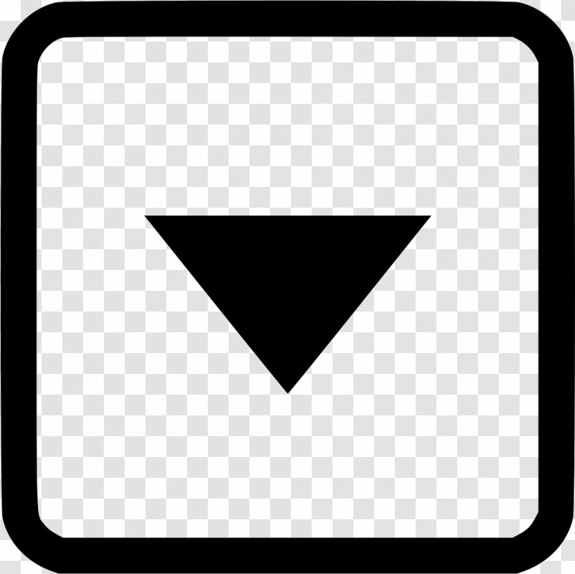 Button Arrow Desktop Wallpaper - Black And White Transparent PNG