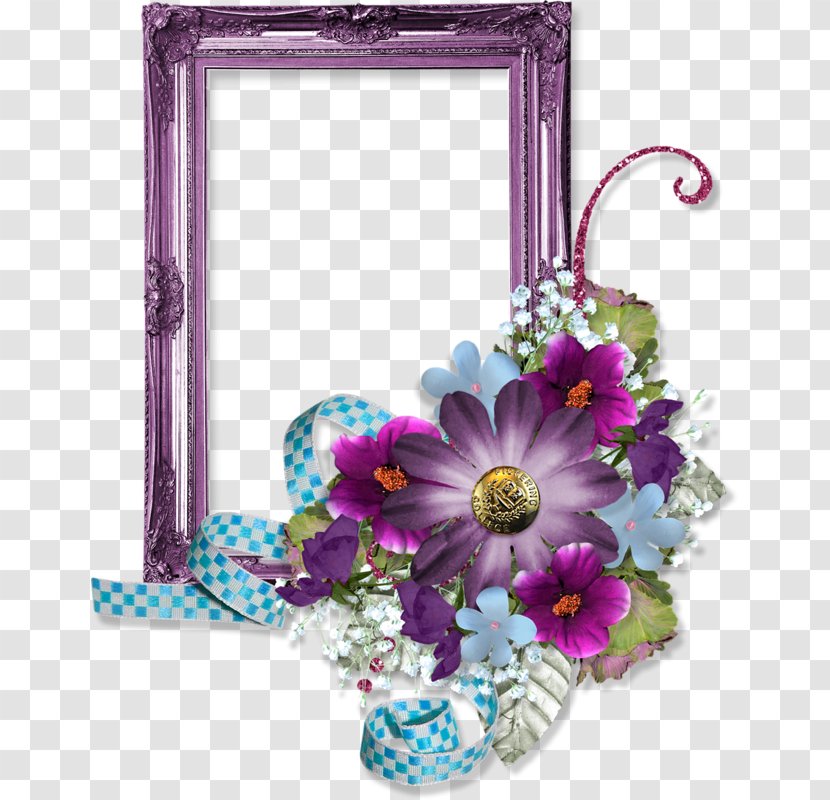 Blue Ribbon Purple Violet - Flower Arranging Transparent PNG