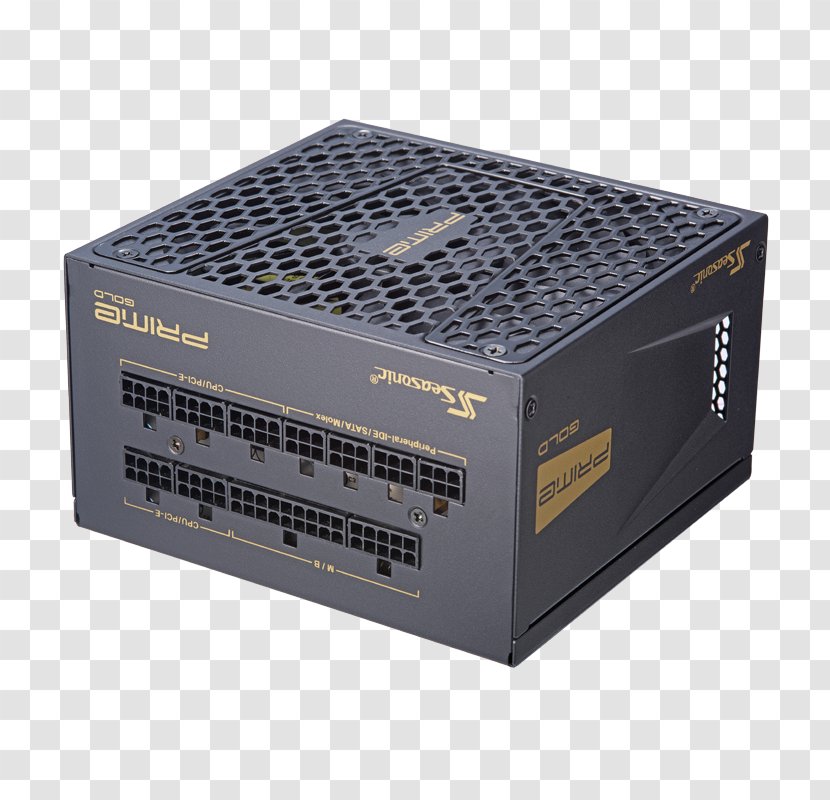 Power Supply Unit Seasonic Prime Ultra 80+ Gold Sea Sonic Converters Titanium - Web Hosting Transparent PNG