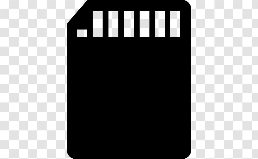 Secure Digital Flash Memory Cards Computer Data Storage - Black And White - Sd Card Transparent PNG
