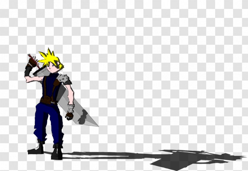 Action & Toy Figures Cartoon Character Fiction - Cloud Strife Transparent PNG