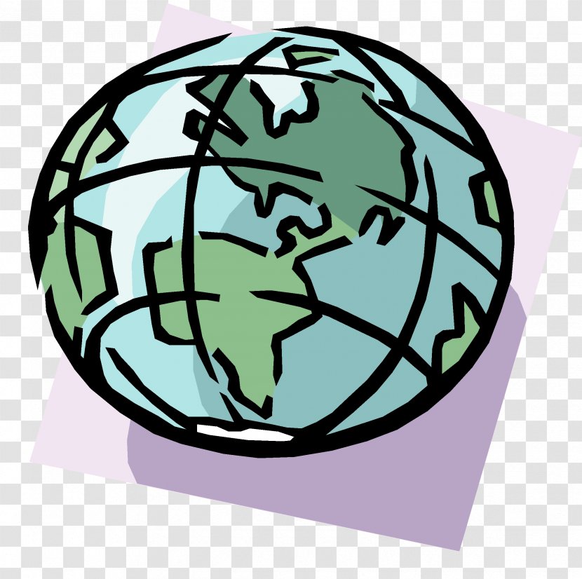 Green Turquoise World Globe Sphere - Earth Transparent PNG