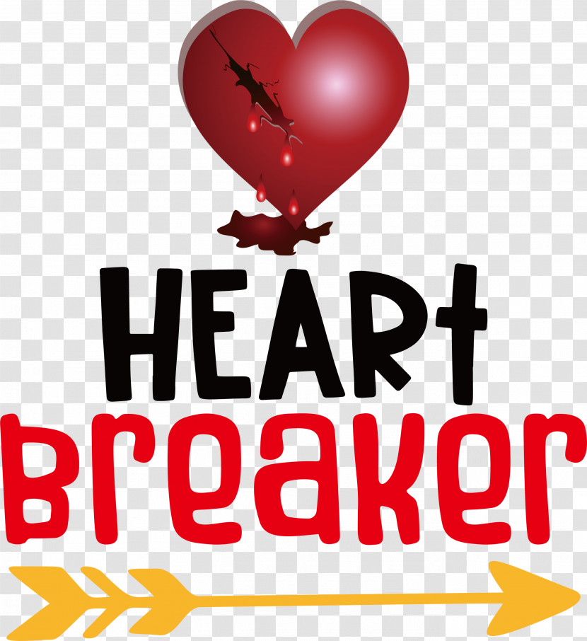 Heart Breaker Valentines Day Quote Transparent PNG