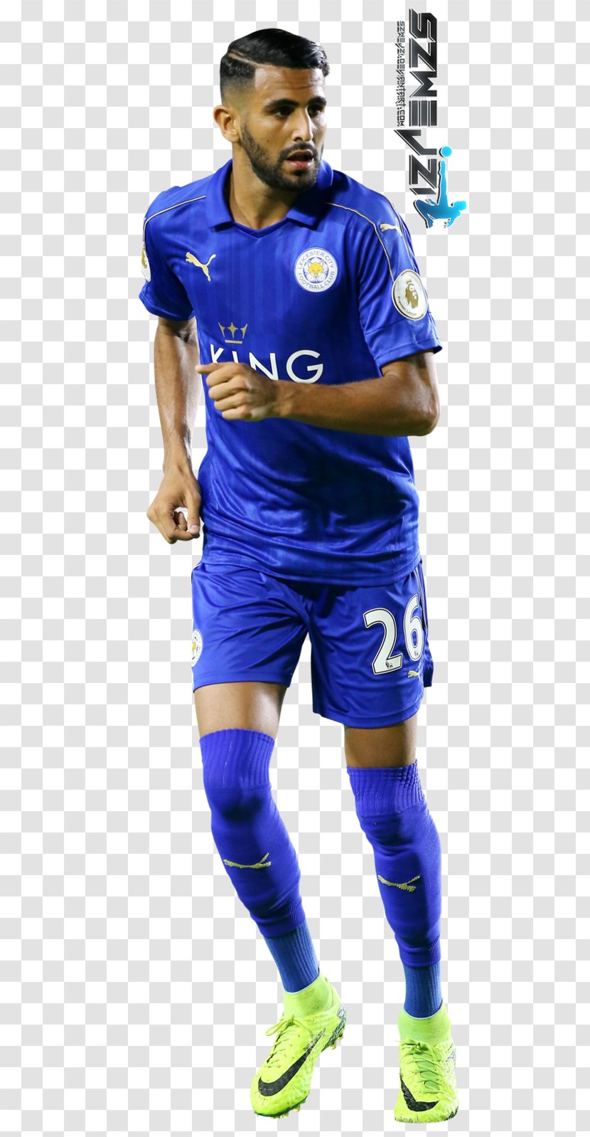 Riyad Mahrez Soccer Player Leicester City F.C. Football Rendering - Fc - RIYAD MAHREZ Transparent PNG