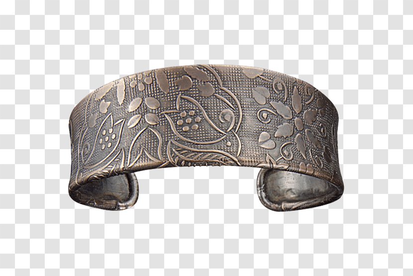 Bangle Bracelet Copper Silver Etching - Cuff Transparent PNG