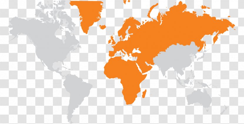 World Map Mercator Projection - Royaltyfree Transparent PNG