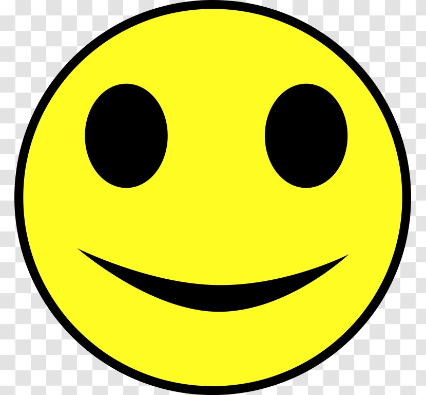 Smiley Happiness Face Clip Art - Royaltyfree - Happy Pic Transparent PNG