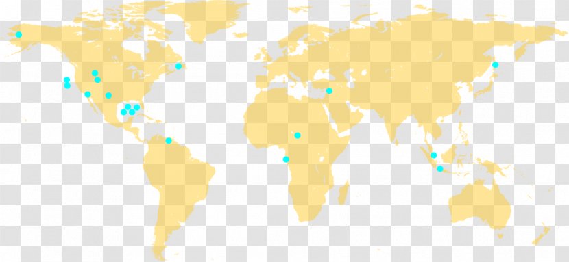 World Map Desktop Wallpaper Mural - Computer Transparent PNG