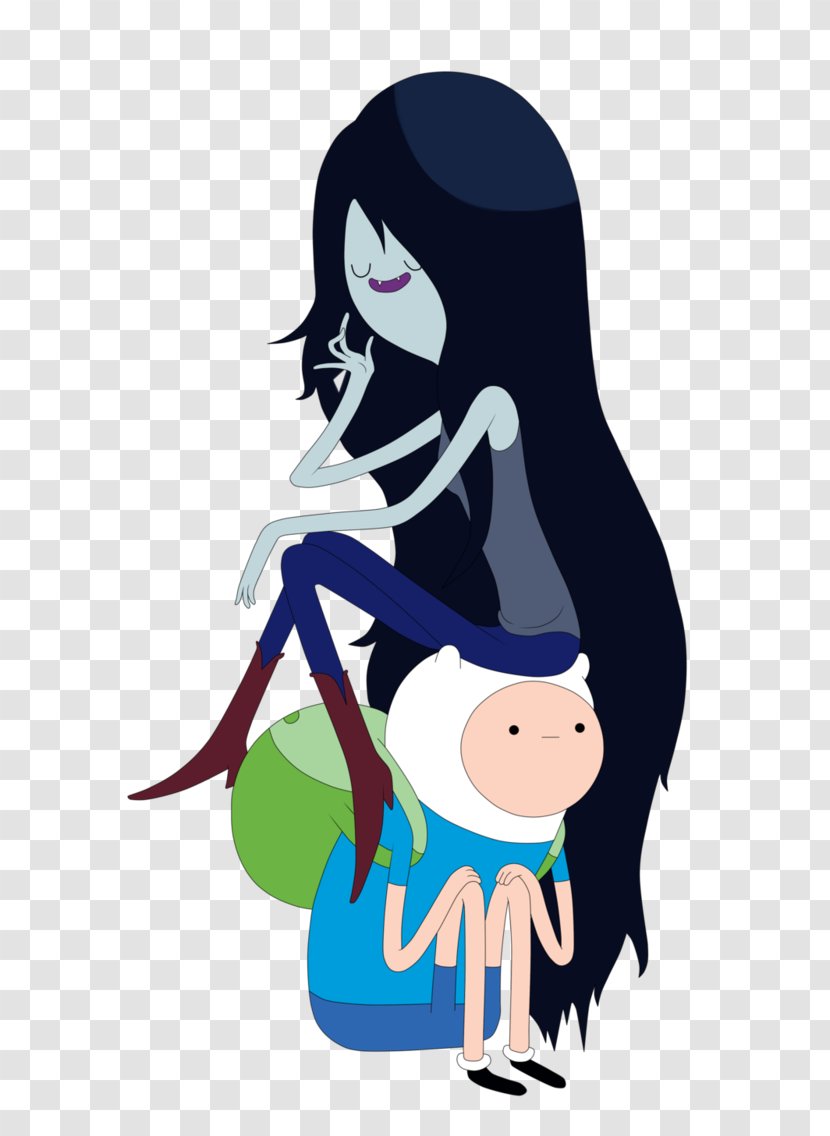 Marceline The Vampire Queen Finn Human Jake Dog Art Fionna And Cake - Watercolor Transparent PNG