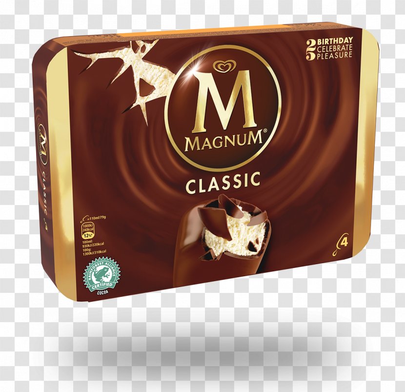 Chocolate Ice Cream White Magnum Transparent PNG