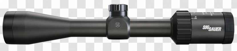 SIG SAUER 3-9x40 WHISKEY3 Riflescope (QuadPlex Reticle, Matte Black) Telescopic Sight Firearm - Cartoon - Sig Sauer Scope Transparent PNG