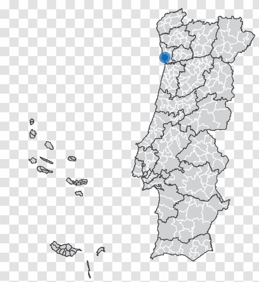 Comarca De Coimbra Santarém District Map - Portugal Transparent PNG