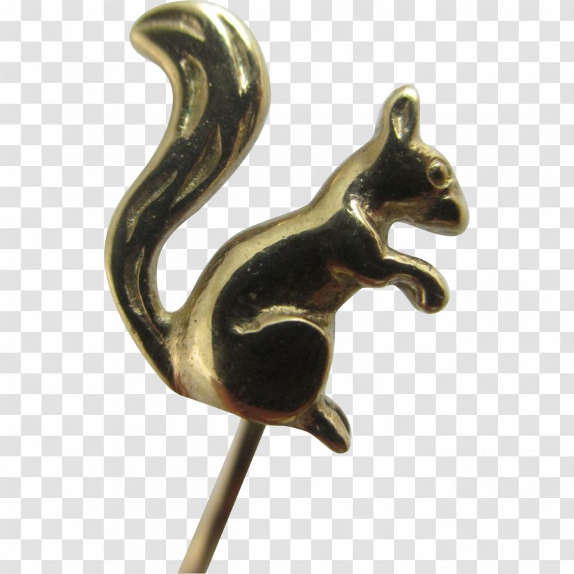 Metal Squirrel Tie Pin 01504 Brooch Transparent PNG