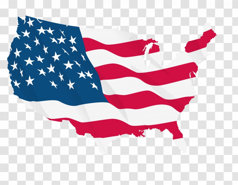 Map Of The United States - Pattern - National Flag Transparent PNG