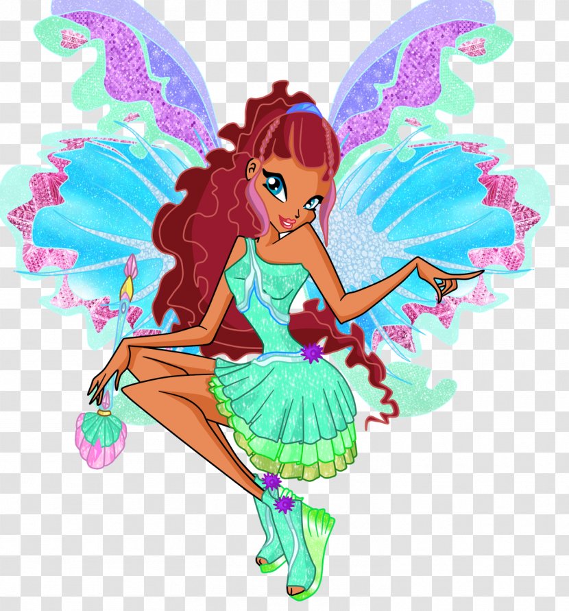 Aisha Bloom Musa Tecna Stella - Butterfly - Deviantart Winx Transparent PNG