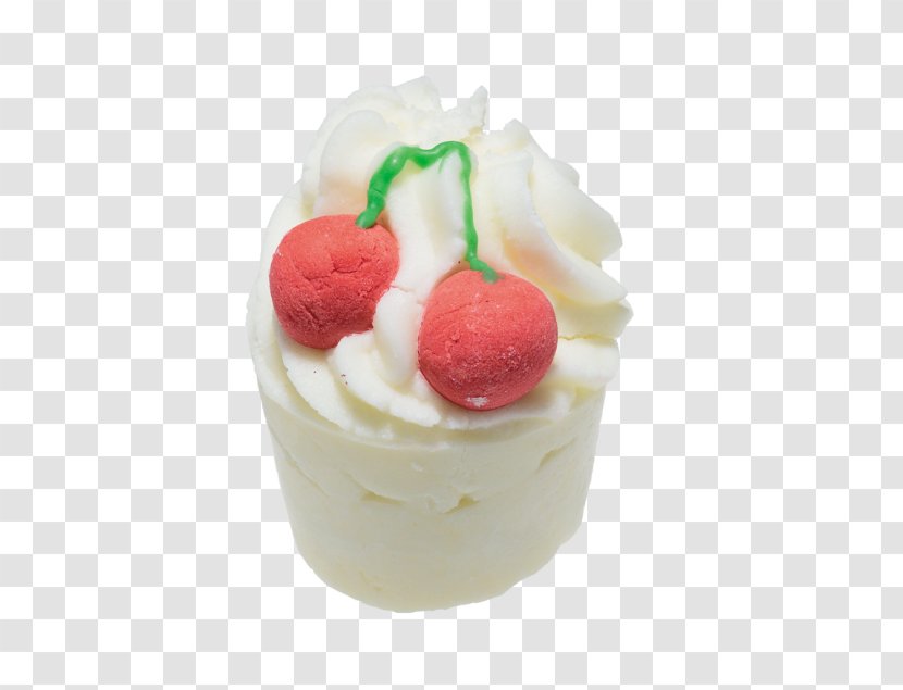 Sundae Bath Bomb Cherry Bakewell Tart Petit Four - Perfume Transparent PNG