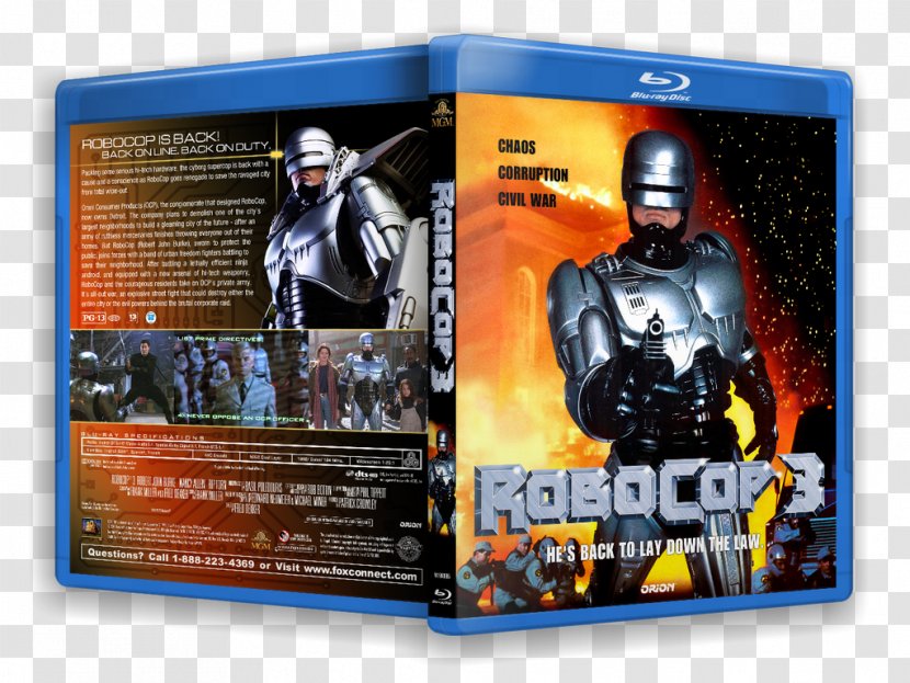 YouTube Cover Art Blu-ray Disc Action & Toy Figures - Youtube - Robocop Transparent PNG