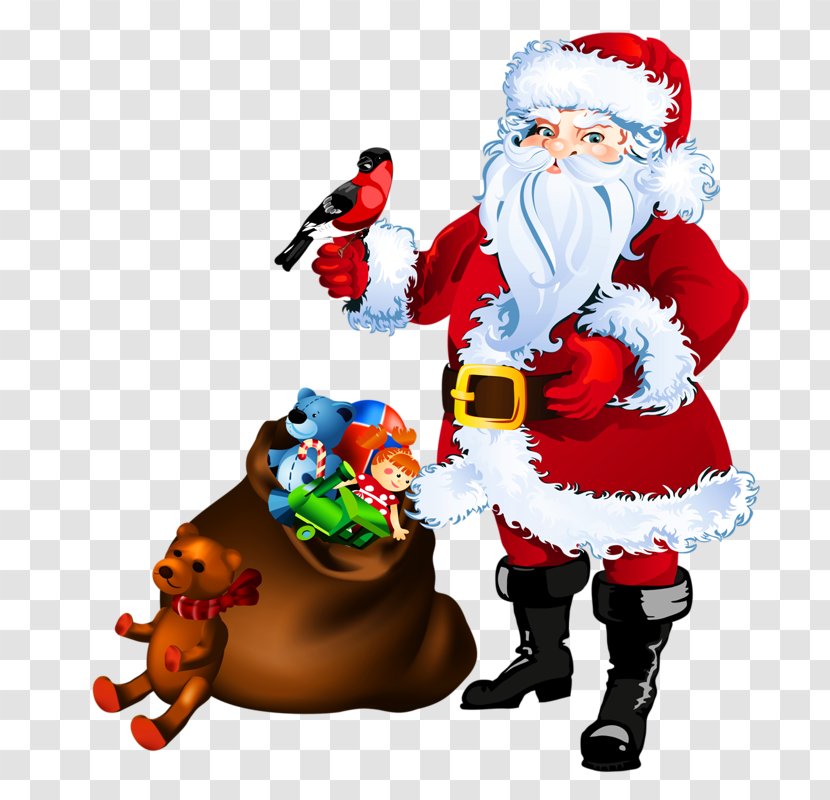 Santa Claus Christmas Gift Clip Art - Depositfiles Transparent PNG