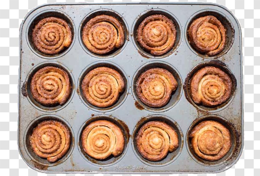 Muffin Cinnamon Roll Sticky Bun Dulce De Leche Puff Pastry - Food - Sugar Transparent PNG