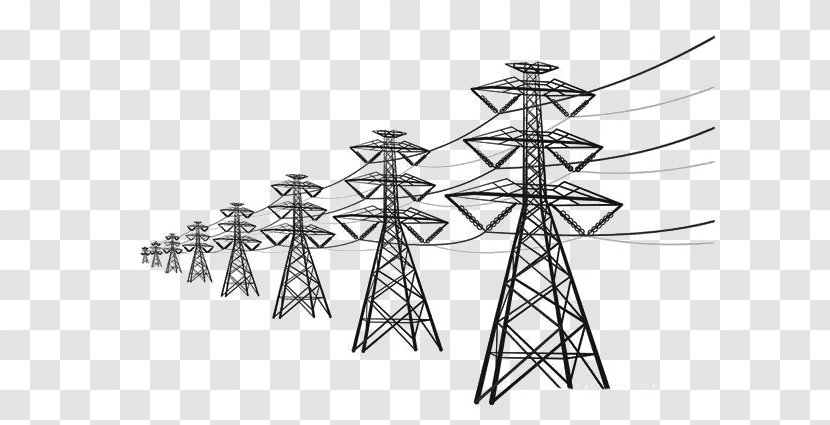 High Voltage High-voltage Cable Electric Power Transmission - Wire Transparent PNG