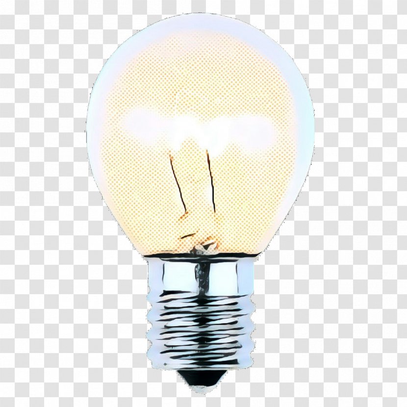 Edison Screw Light-emitting Diode Incandescent Light Bulb LED Lamp - Yellow Transparent PNG