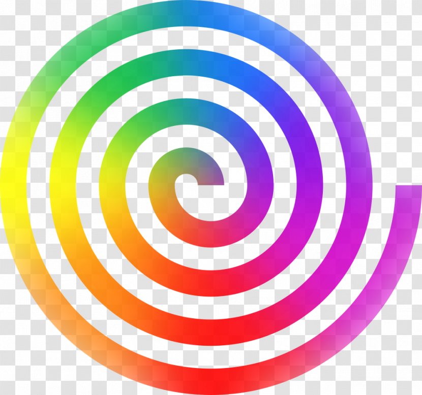 Rainbow Clip Art - Spiral Transparent PNG