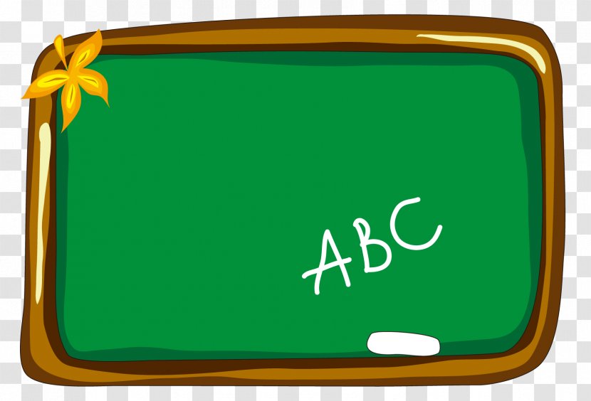 Cartoon Blackboard - Product Design - Green Chalkboard Transparent PNG