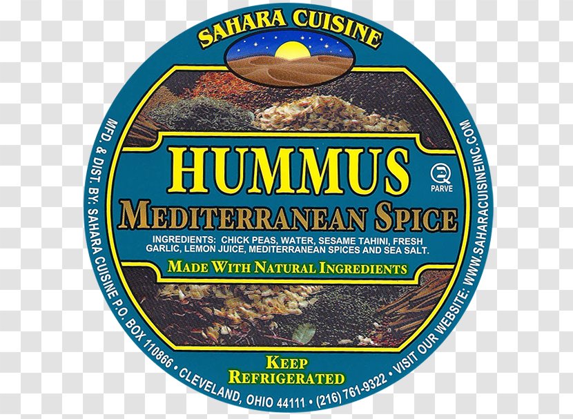 Mediterranean Cuisine Hummus Salsa Spice - Dipping Sauce - Garlic Transparent PNG