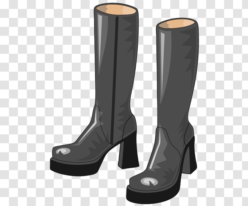 Knee-high Boot Platform Shoe - Shoes Transparent PNG