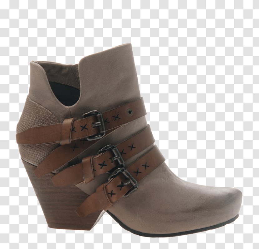 OTBT Women's Lasso Bootie Shoe Ankle Leather - Beige - Boot Transparent PNG
