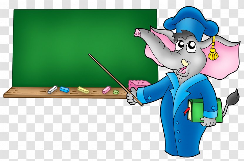 Cartoon Teacher Royalty-free Illustration - Stock Photography - Elephant Teaching Transparent PNG