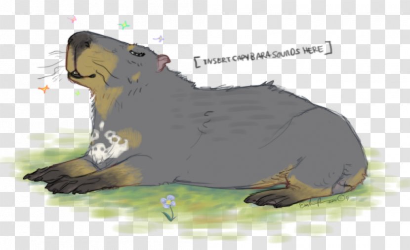 Dog Beaver Canidae Cartoon - Silhouette Transparent PNG