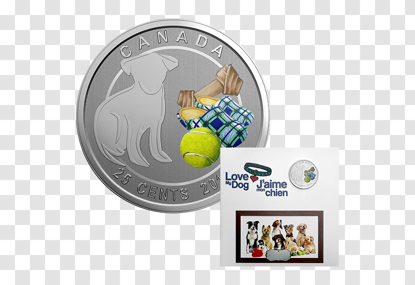 Dog Coin Quarter Cent Canadian Dollar - Penny Transparent PNG