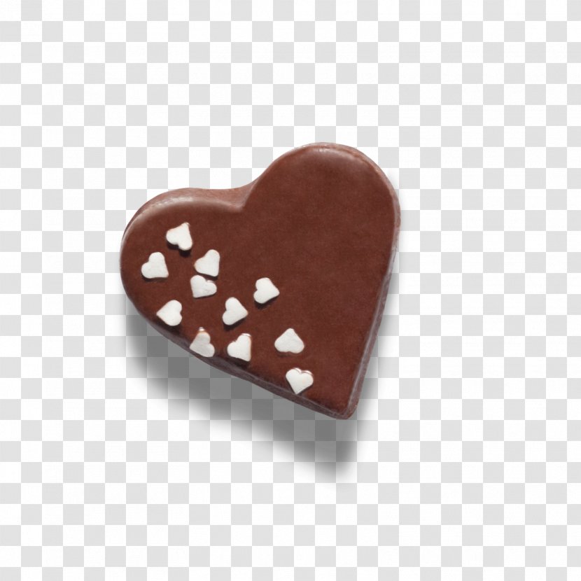 Chocolate Red Heart - Praline Transparent PNG
