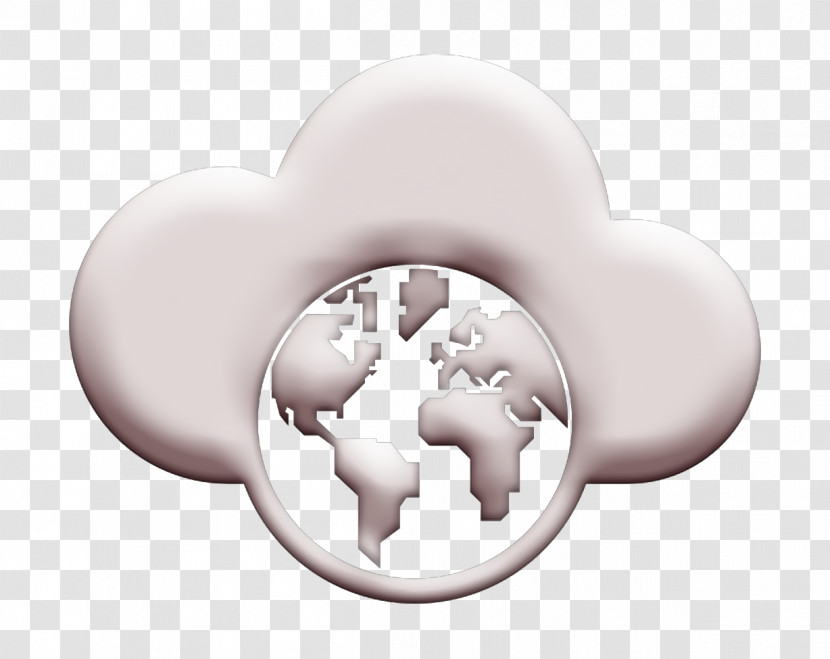 Cloud Icon Communication Icon Earth Icon Transparent PNG