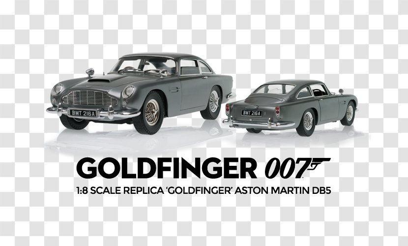 Aston Martin DB5 Model Car Scale Models - Diecast Toy Transparent PNG