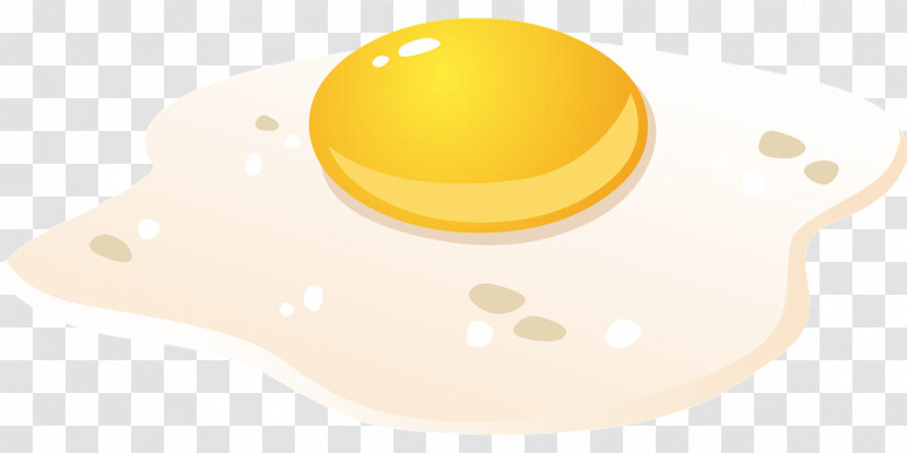 Yellow Fried Egg Egg Yolk Transparent PNG