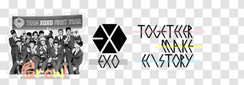 EXO Miracles In December Logo Brand - Pin - Exo-k Growl Transparent PNG