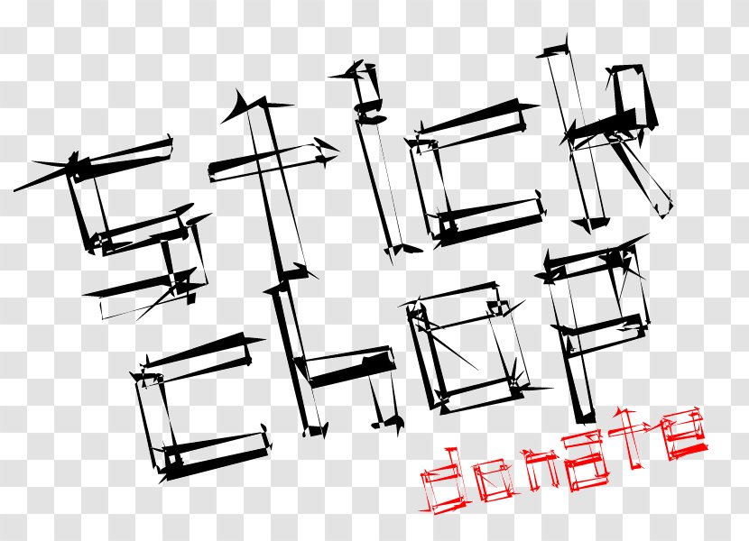 Chair Angle Font - Structure Transparent PNG