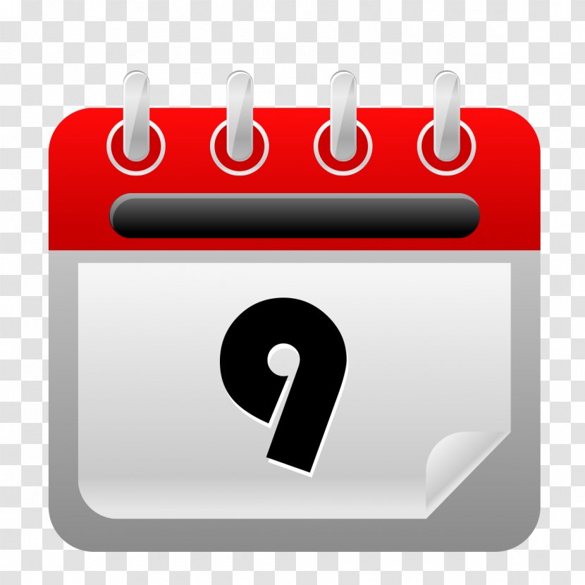 Calendar Date Icon - Time - 9 Transparent PNG