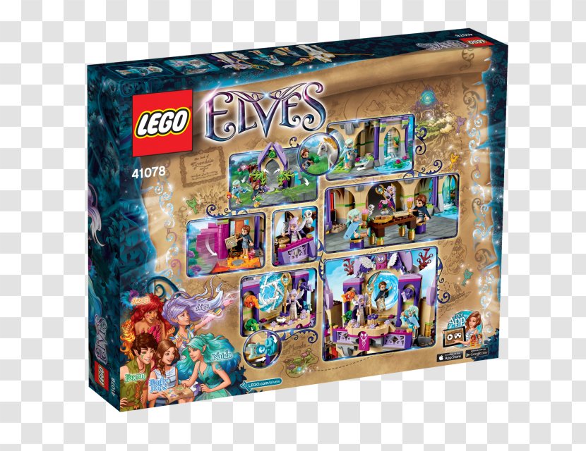 Amazon.com LEGO 41078 Elves Skyra's Mysterious Sky Castle Toy Lego Transparent PNG