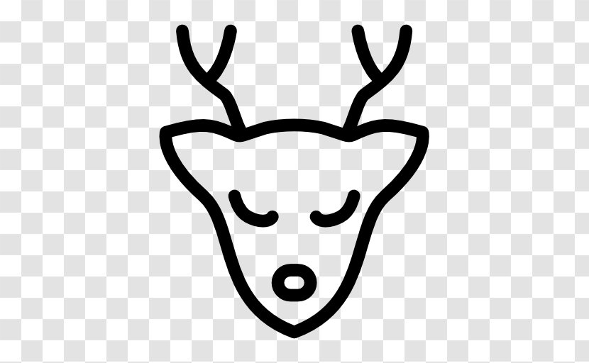 Reindeer Santa Claus Christmas Clip Art - Heart Transparent PNG