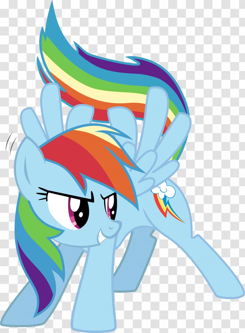 Rainbow Dash My Little Pony T-shirt - Silhouette - Pauline Cliparts Transparent PNG