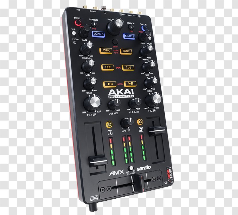 Akai AMX Sound Cards & Audio Adapters Mixers Control Surface - Virtual Dj - Mixer Transparent PNG