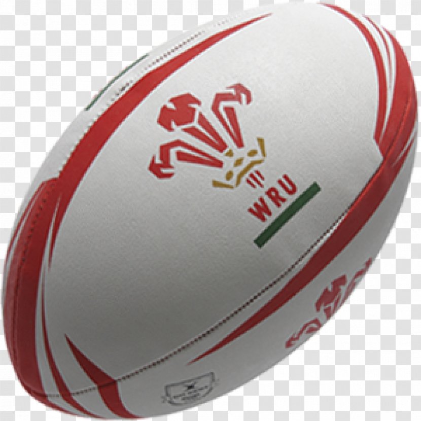 Rugby Ball Wales National Union Team Gilbert - Clipart Transparent PNG