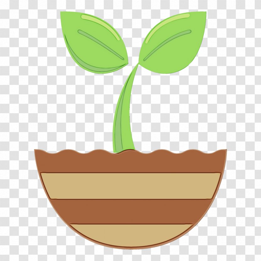 Leaf Green Clip Art Logo Plant - Flowerpot Tree Transparent PNG