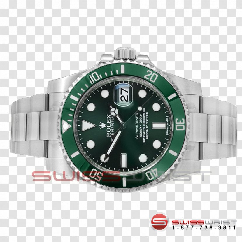 Rolex Submariner Watch Strap - Platinum - Metal Bezel Transparent PNG